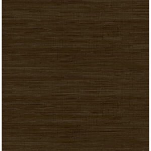 Chocolate Classic Faux Grasscloth Peel and Stick Wallpaper