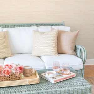 Cashmere Classic Faux Grasscloth Peel and Stick Wallpaper