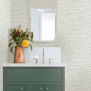 Seafoam Kylver Peel and Stick Wallpaper