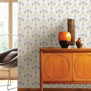 Grey Wilder Peel and Stick Wallpaper