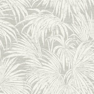Neutral Cassava Palm Peel and Stick Wallpaper