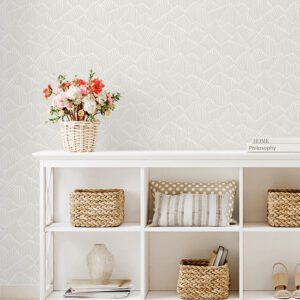 Grey Ridge & Valley Peel and Stick Wallpaper