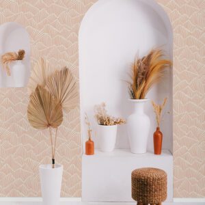 Clay Ridge & Valley Peel and Stick Wallpaper