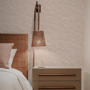 Clay Ridge & Valley Peel and Stick Wallpaper