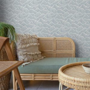 Periwinkle Ridge & Valley Peel and Stick Wallpaper