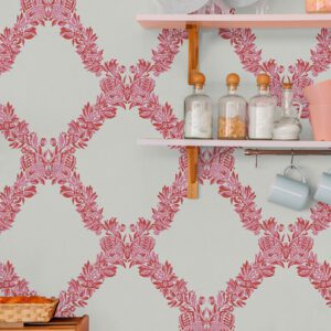 Valentino Wreath Peel and Stick Wallpaper