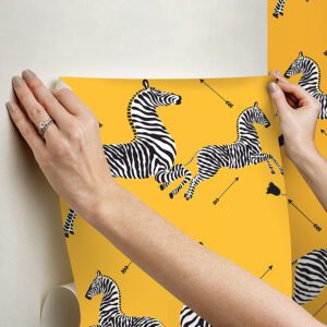 Sunbeam Zebra Safari Peel and Stick Wallpaper