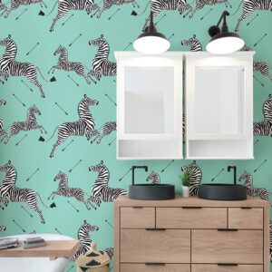 0087696 aqua zebra safari peel and stick wallpaper.jpeg
