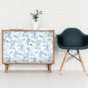 Azure Garparilla Peel and Stick Wallpaper