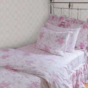 Pink Jam Baby Bow Peel and Stick Wallpaper