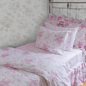 Dove Everblooming Rosettes Peel and Stick Wallpaper