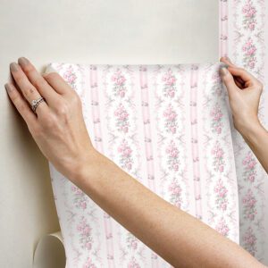Pink Parfait Dreamy Days Peel and Stick Wallpaper