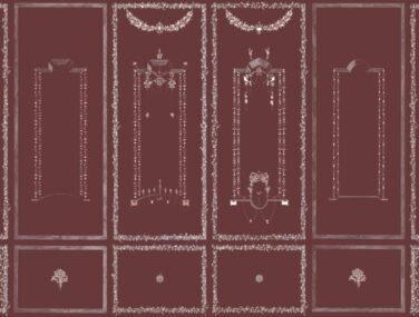 Collezione Architteture Grottesche Polvere di ematite: Tessuto 3