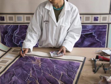 Collezione Sannita Onice giallo room 6