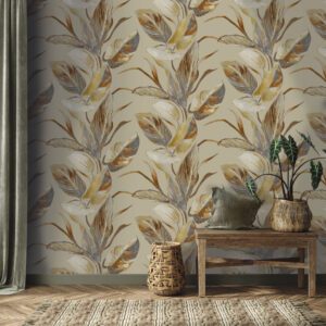 Wall,Mockup,,Dark,Green,Farmhouse,Living,Room,Interior,Background,,3d