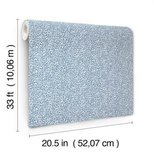 Soul Indigo Animal Print Wallpaper