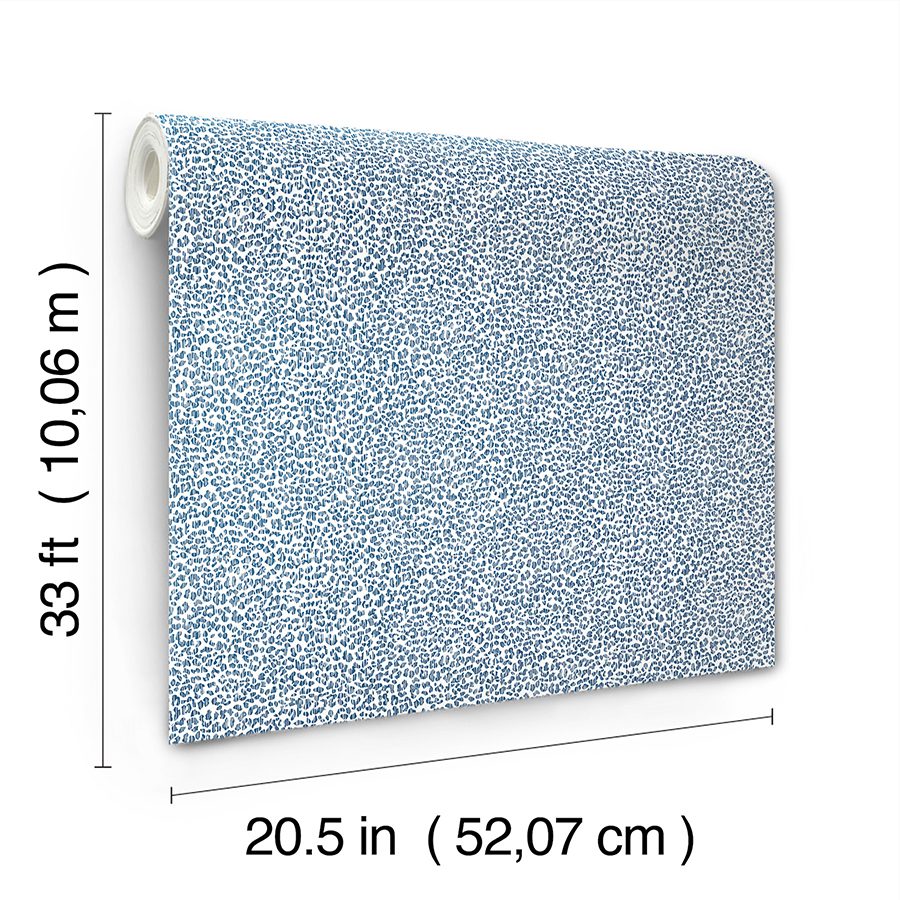 0093598 soul indigo animal print wallpaper