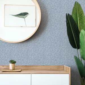 Soul Indigo Animal Print Wallpaper