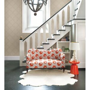 Tetra Beige Quatrefoil