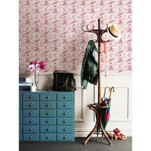 Charlise Pink Floral Stripe