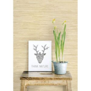 Natalie Taupe Faux Grasscloth
