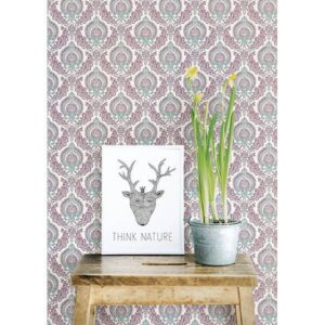 Lulu Plum Damask