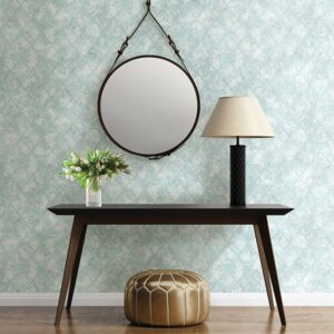 Mercury Glass Blue Distressed Metallic