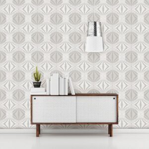 Optic Silver Geometric