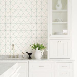 Intersection Turquoise Geometric