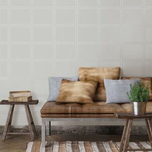 Gridlock Light Grey Geometric