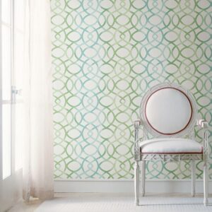 Twister Aquamarine Trellis