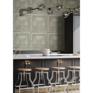 Ornamental Mint Tin Tile Wallpaper