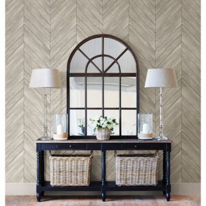 Parisian Dove Parquet Wallpaper