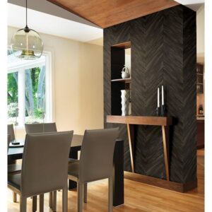 Parisian Espresso Parquet Wallpaper