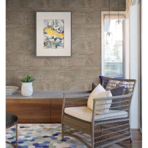 Clifton Platinum Sandstone Wallpaper