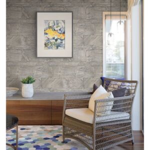 Clifton Silver Sandstone Wallpaper