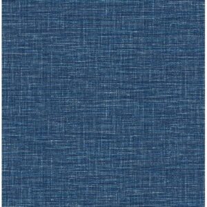 0021341 exhale denim faux grasscloth wallpaper