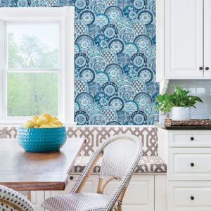 Laguna Blue Plate Wallpaper