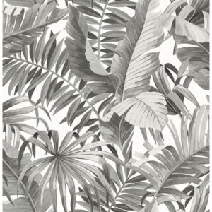 0021414 alfresco black palm leaf wallpaper