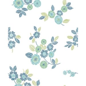 0021433 malaga green floral wallpaper