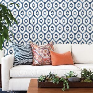 Lucia Blue Diamond Wallpaper