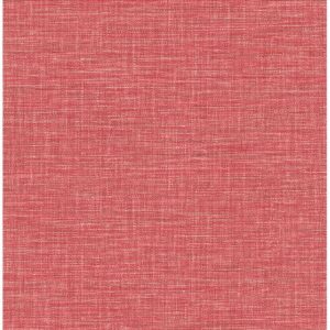 0021460 exhale coral faux grasscloth wallpaper