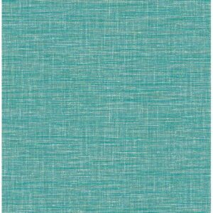 0021462 exhale teal faux grasscloth wallpaper