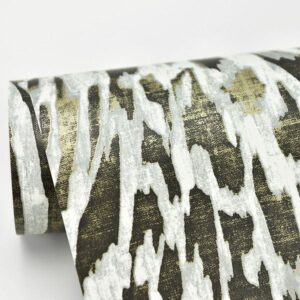 Splendid Platinum Animal Print Wallpaper