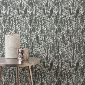Shimmer Grey Abstract Texture Wallpaper