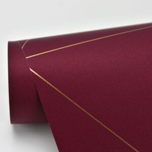 Twilight Red Geometric Wallpaper