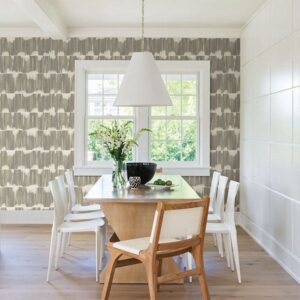 Serendipity Taupe Shibori Wallpaper