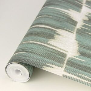 Serendipity Teal Shibori Wallpaper