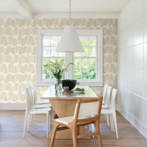 Serendipity Beige Shibori Wallpaper