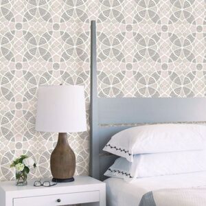 Zazen Rose Geometric Wallpaper